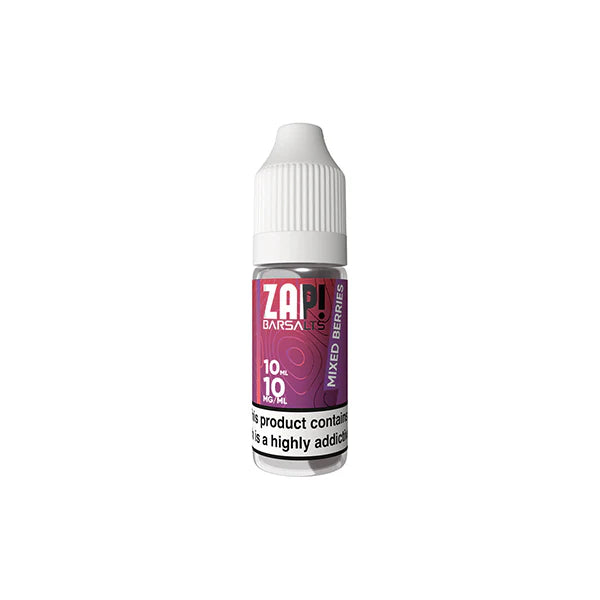 10mg ZAP! Bar Salts Nic Salt 10ml (50VG/50PG) - DMVapes