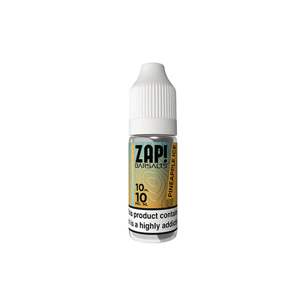 10mg ZAP! Bar Salts Nic Salt 10ml (50VG/50PG) - DMVapes