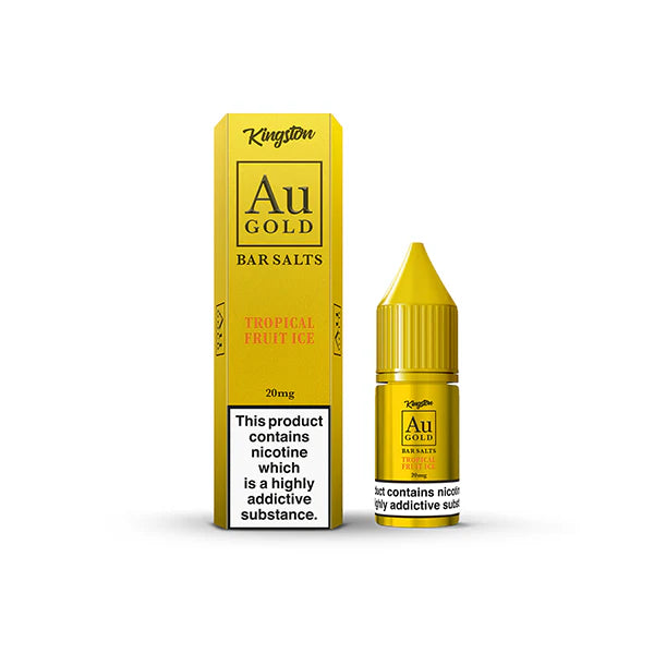 20mg AU Gold By Kingston Nic Salt 10ml (60VG/40PG) - DMVapes
