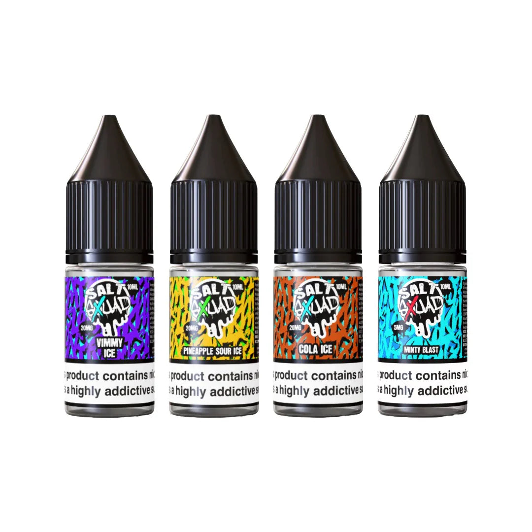10mg XTRM BAR Salt Squad Nic Salt 10ml (50VG/50PG) - DMVapes