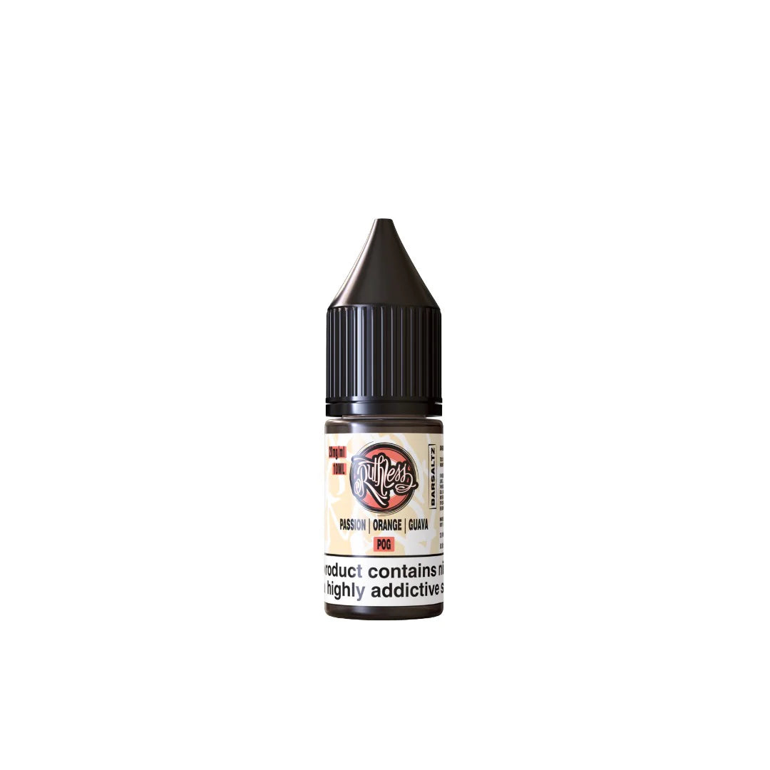 10mg Ruthless Bar Saltz 10ml Nic Salt (50VG/50PG) - DMVapes