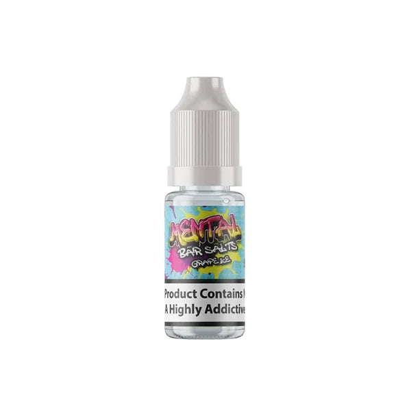 20mg Mental Bar Salts By Signature Vapours 10ml Nic Salt (50VG/50PG) - DMVapes