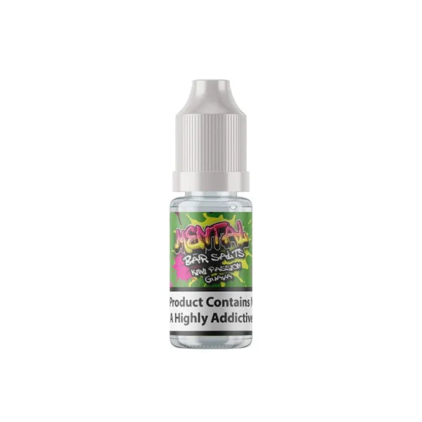 20mg Mental Bar Salts By Signature Vapours 10ml Nic Salt (50VG/50PG) - DMVapes