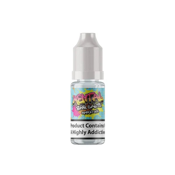 20mg Mental Bar Salts By Signature Vapours 10ml Nic Salt (50VG/50PG) - DMVapes