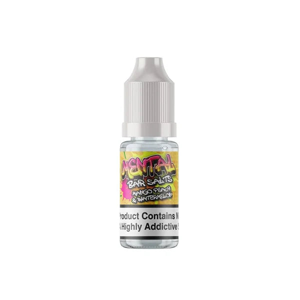 20mg Mental Bar Salts By Signature Vapours 10ml Nic Salt (50VG/50PG) - DMVapes