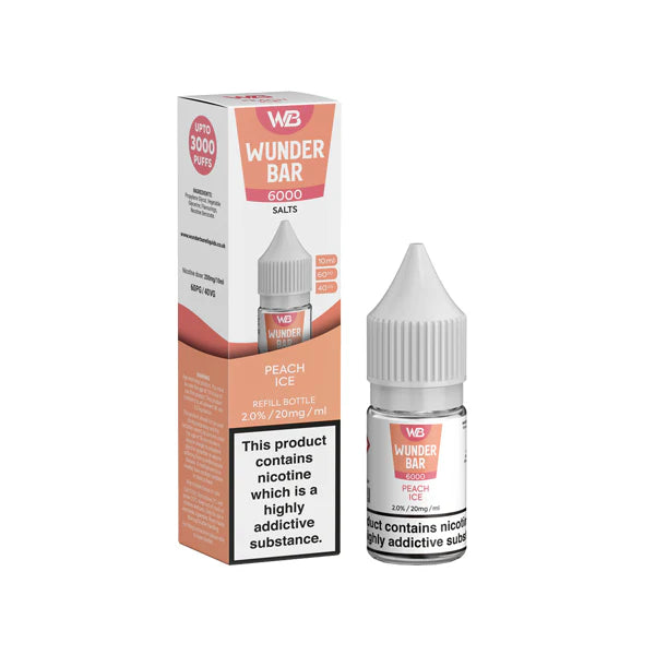 20mg Wunderbar 6000 Salts 10ml Nic Salts (60PG/40VG) - DMVapes