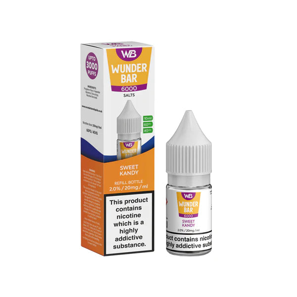 20mg Wunderbar 6000 Salts 10ml Nic Salts (60PG/40VG) - DMVapes