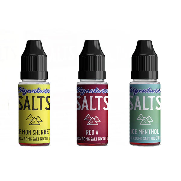 20mg Signature Salts By Signature Vapours 10ml Nic Salt (50VG/50PG) - DMVapes
