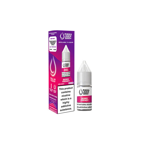 20mg Pukka Juice 5000+ 10ml Nic Salt (50VG/50PG) - DMVapes