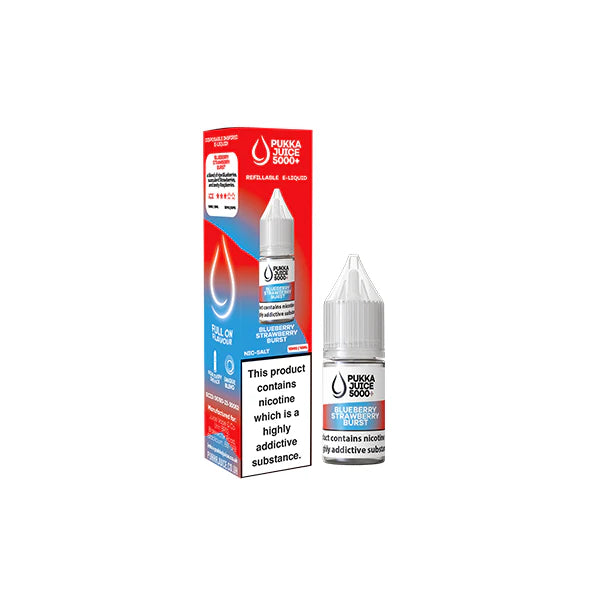 20mg Pukka Juice 5000+ 10ml Nic Salt (50VG/50PG) - DMVapes