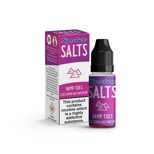 20mg Signature Salts By Signature Vapours 10ml Nic Salt (50VG/50PG) - DMVapes