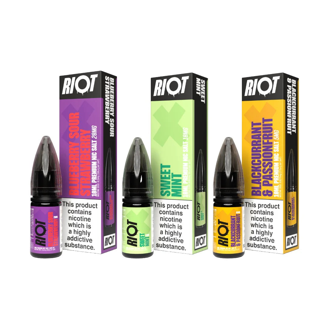 20mg RIOT X 10ml Nic Salts by Riot Squad (50VG/50PG) - DMVapes