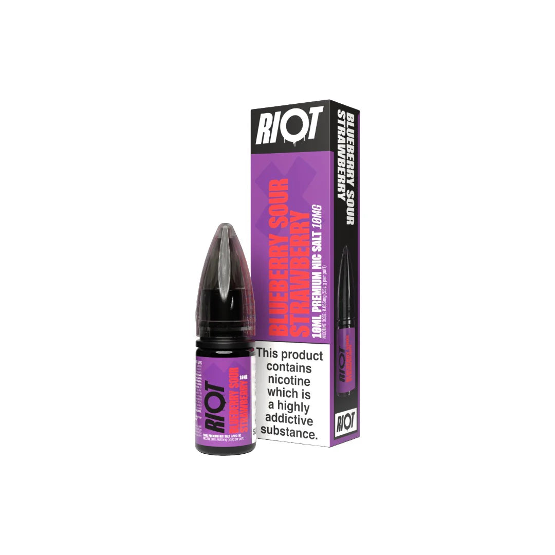 10mg RIOT X 10ml Nic Salts by Riot Squad (50VG/50PG) - DMVapes