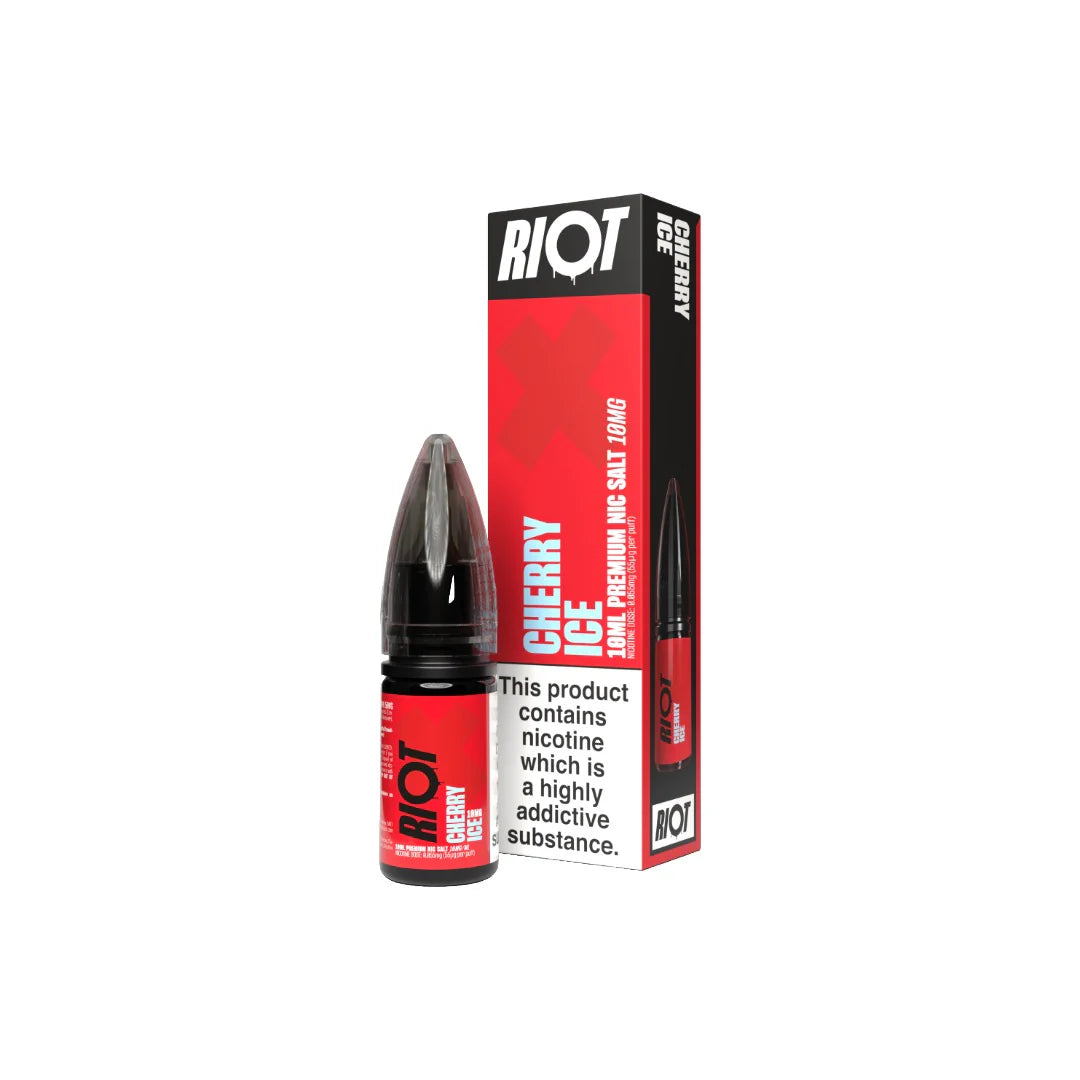 10mg RIOT X 10ml Nic Salts by Riot Squad (50VG/50PG) - DMVapes