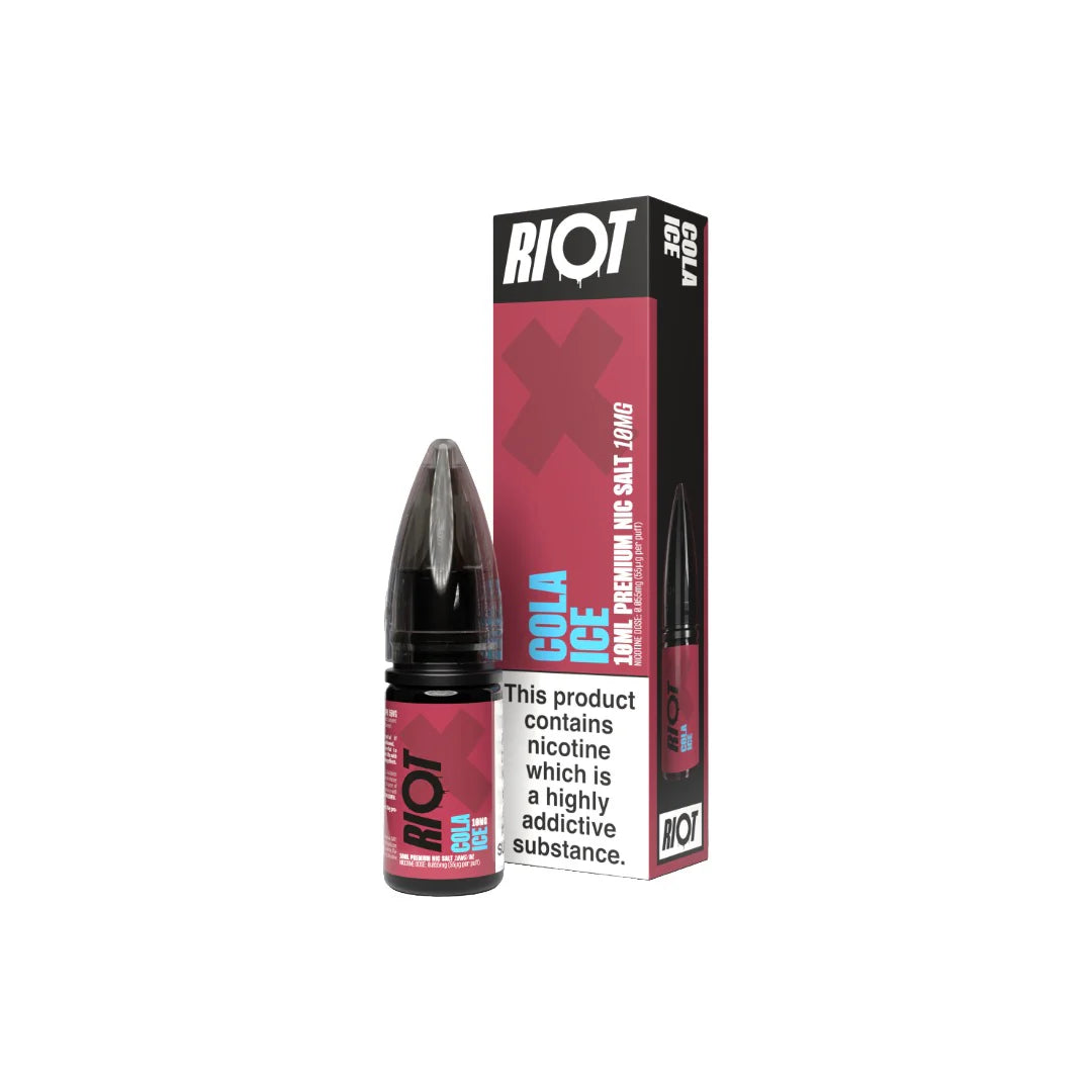 10mg RIOT X 10ml Nic Salts by Riot Squad (50VG/50PG) - DMVapes