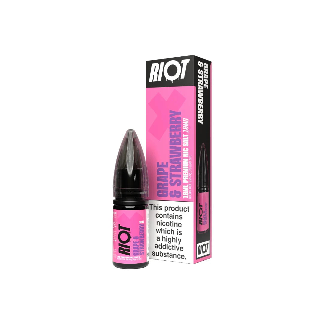 10mg RIOT X 10ml Nic Salts by Riot Squad (50VG/50PG) - DMVapes