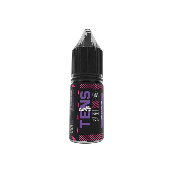 10mg Tens Salts 10ml Nic Salts (50VG/50PG) - (Full Box) Pack Of 10 - DMVapes