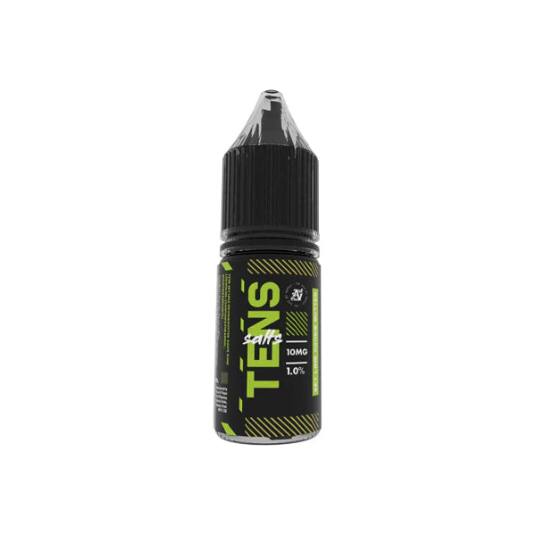 10mg Tens Salts 10ml Nic Salts (50VG/50PG) - (Full Box) Pack Of 10 - DMVapes
