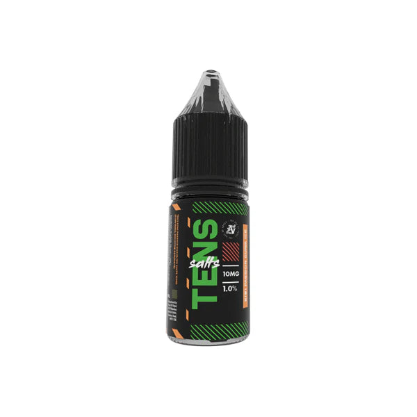 10mg Tens Salts 10ml Nic Salts (50VG/50PG) - (Full Box) Pack Of 10 - DMVapes