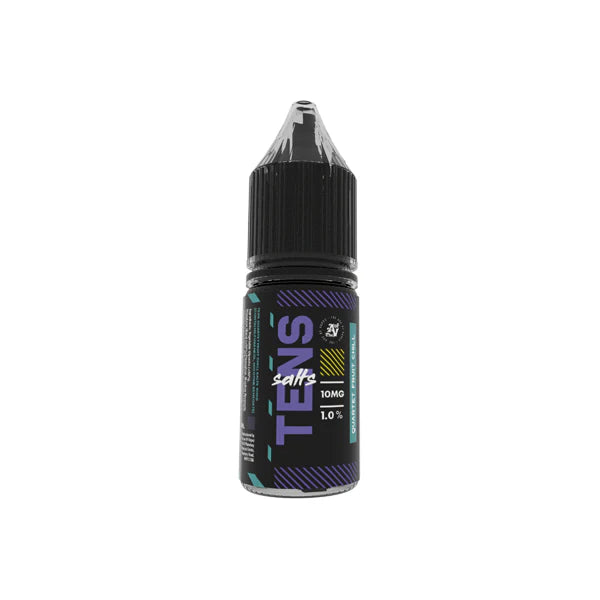 10mg Tens Salts 10ml Nic Salts (50VG/50PG) - (Full Box) Pack Of 10 - DMVapes