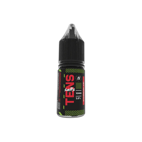 10mg Tens Salts 10ml Nic Salts (50VG/50PG) - (Full Box) Pack Of 10 - DMVapes