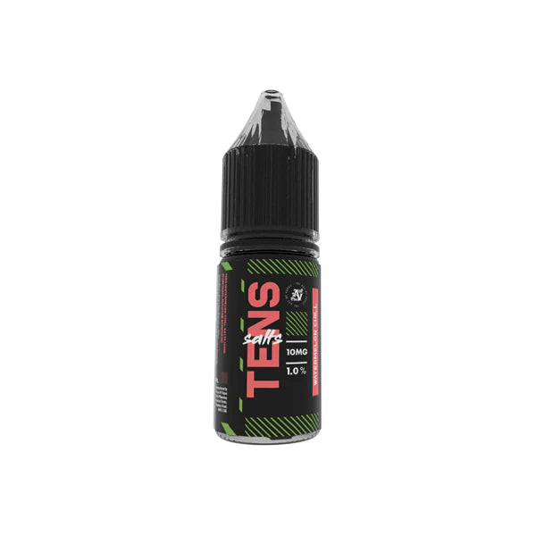 10mg Tens Salts 10ml Nic Salts (50VG/50PG) - (Full Box) Pack Of 10 - DMVapes