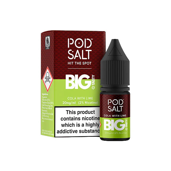 11mg Pod Salt Fusions 10ml Nic Salt (50VG/50PG) - DMVapes