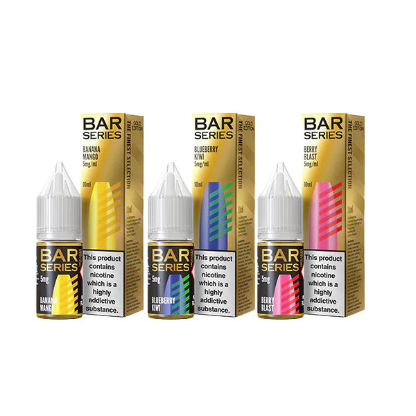 5mg Bar Series Gold Edition 10ml Nic Salt (50VG/50PG) - DMVapes