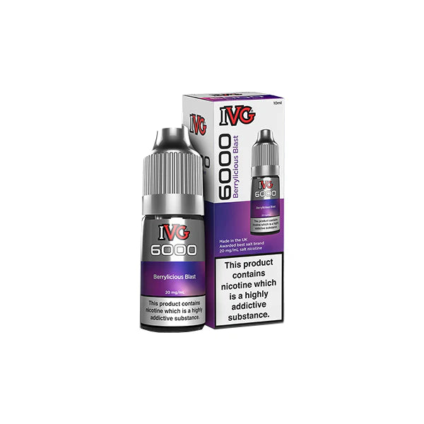20mg I VG 6000 10ml Nic Salts (50VG/50PG) - DMVapes