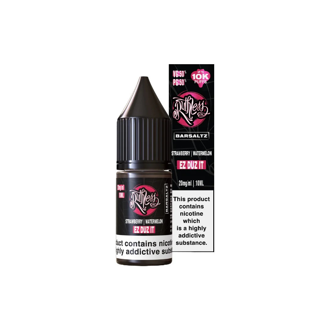 20mg Ruthless Nic Salt 10ml (50VG/50PG) - DMVapes