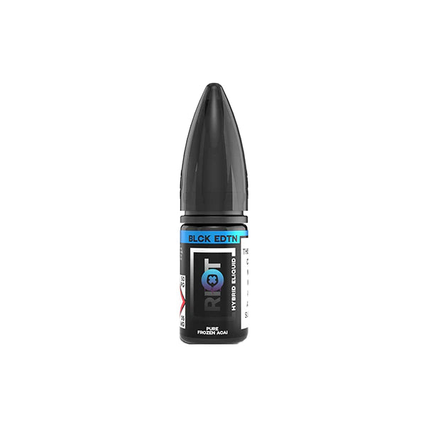 10mg Riot Squad Black Edition V2 Nic Salts 10ml (50VG/50PG) - DMVapes