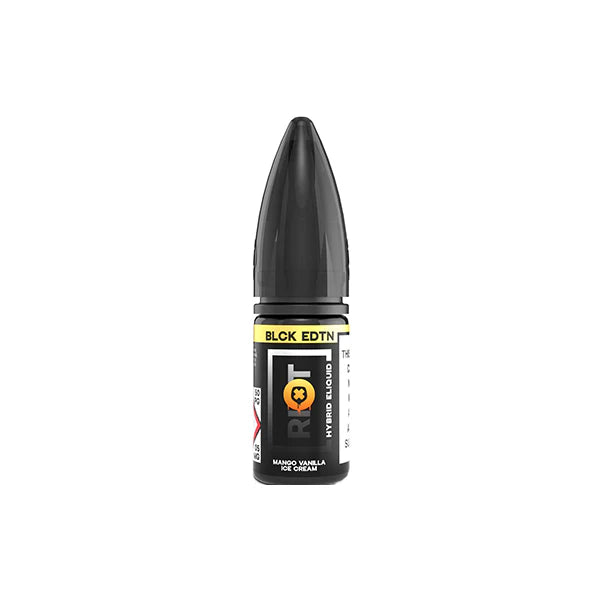 10mg Riot Squad Black Edition V2 Nic Salts 10ml (50VG/50PG) - DMVapes