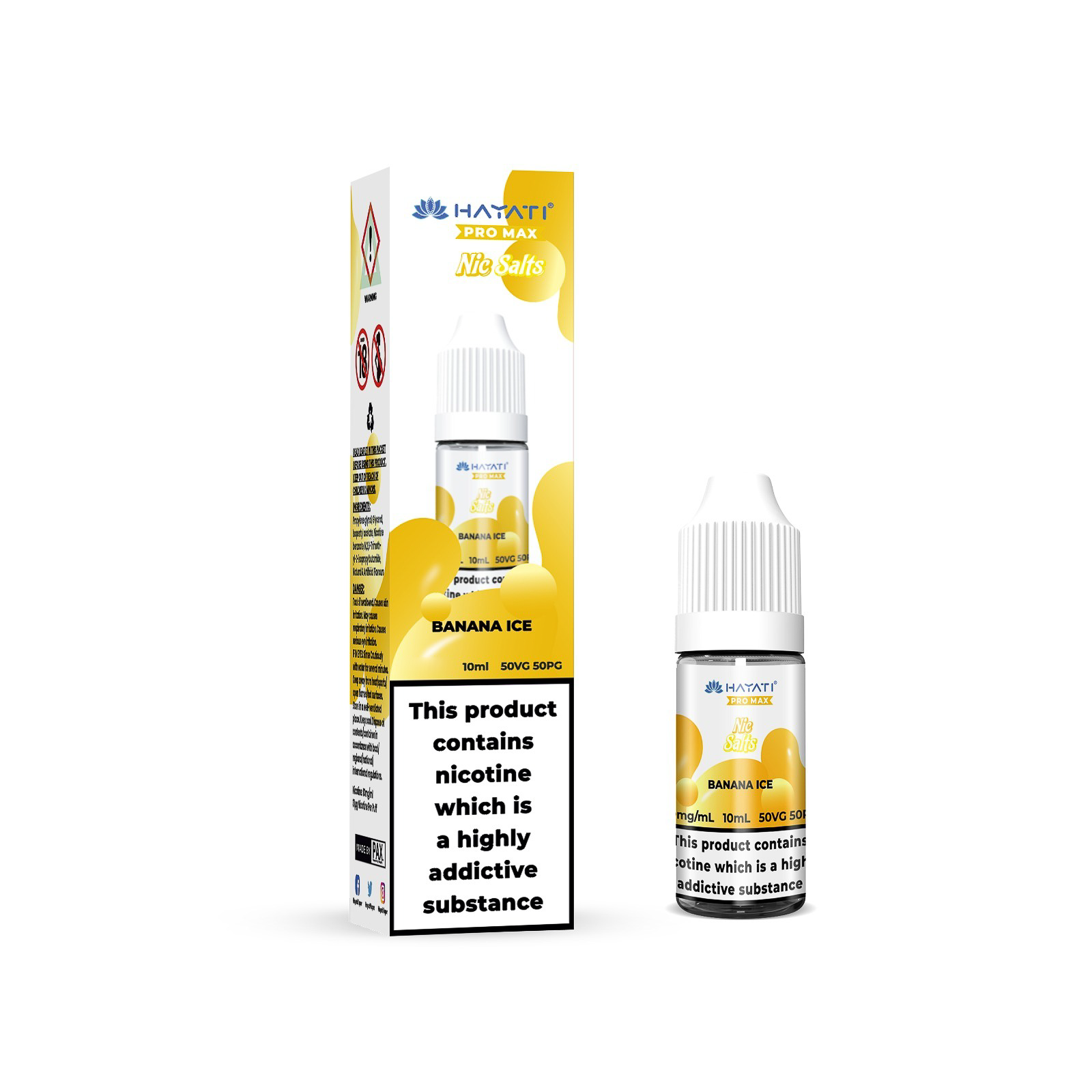 20mg Hayati Pro Max Nic Salts 10ml - DMVapes