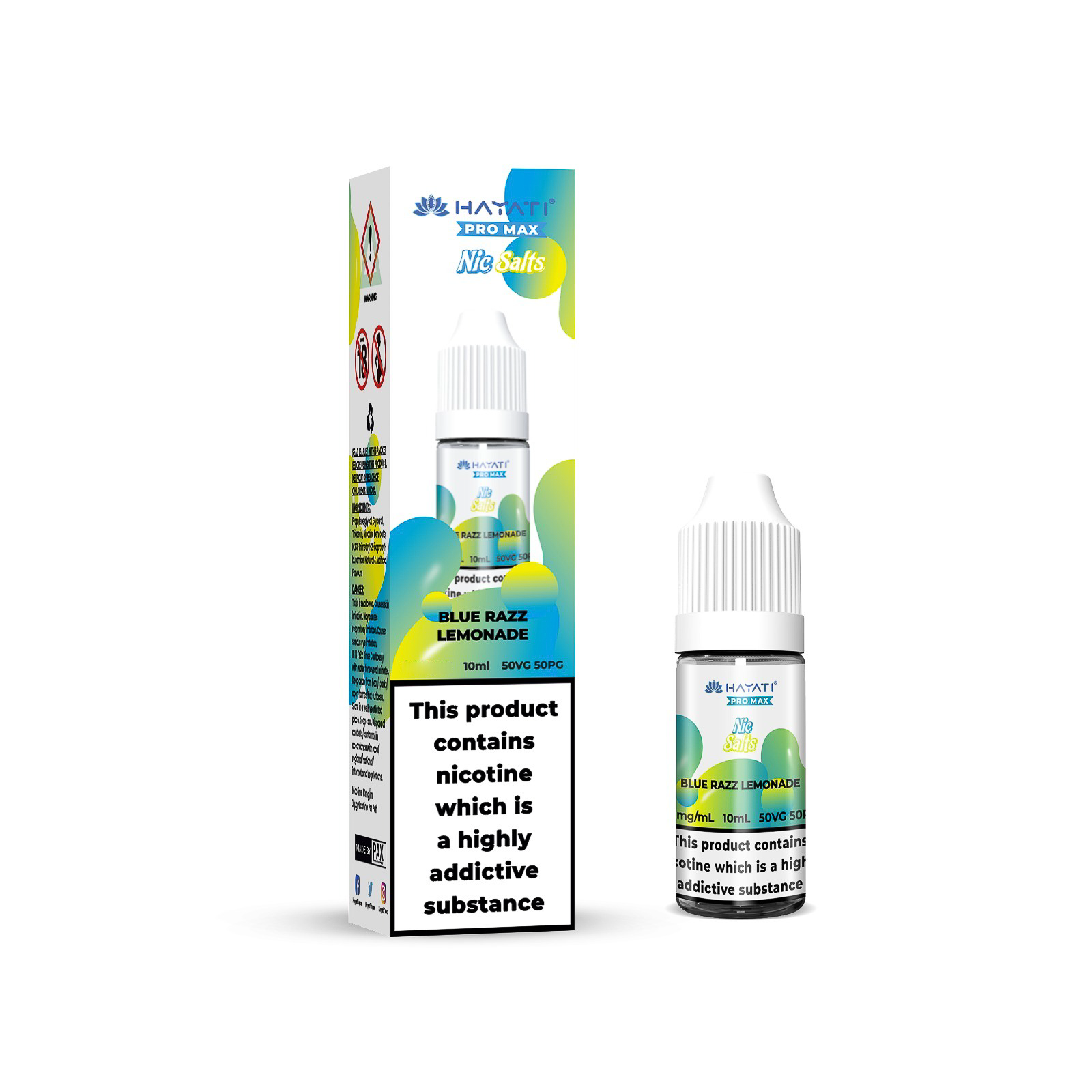 20mg Hayati Pro Max Nic Salts 10ml - DMVapes