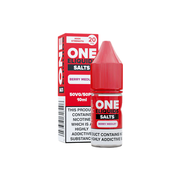 20mg One E-Liquids Flavoured Nic Salts 10ml (50VG/50PG) - DMVapes