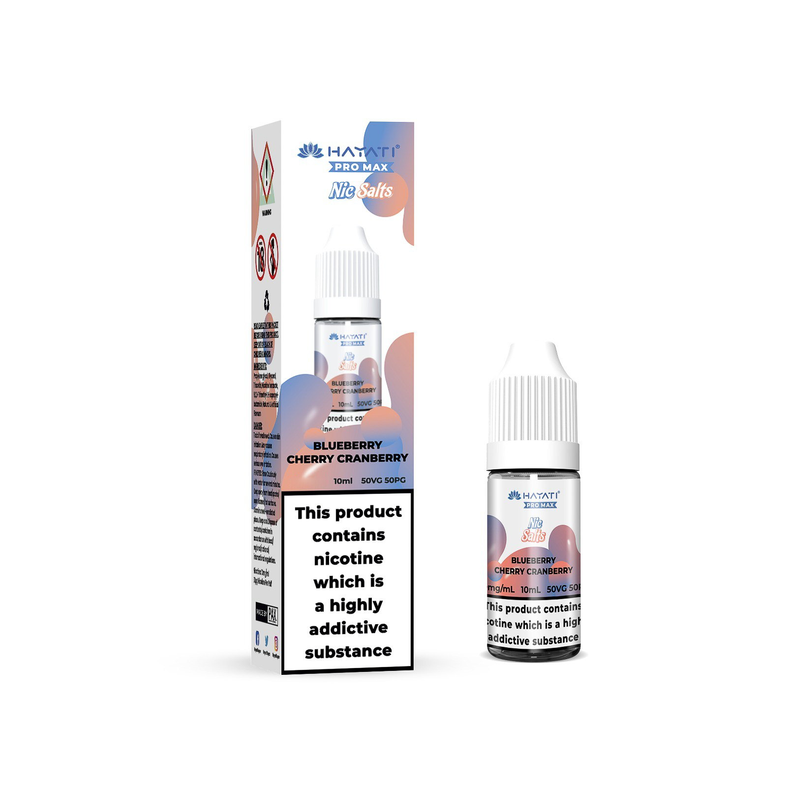 20mg Hayati Pro Max Nic Salts 10ml - DMVapes