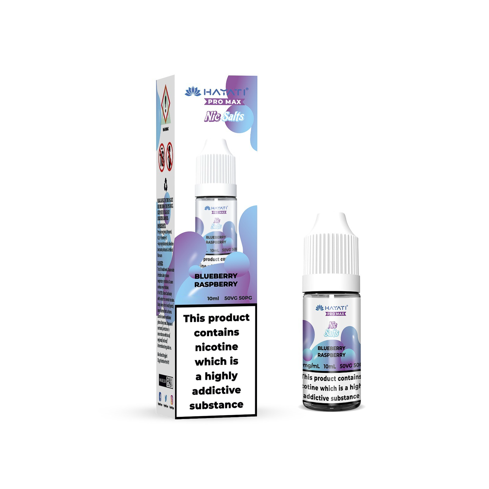 20mg Hayati Pro Max Nic Salts 10ml - DMVapes