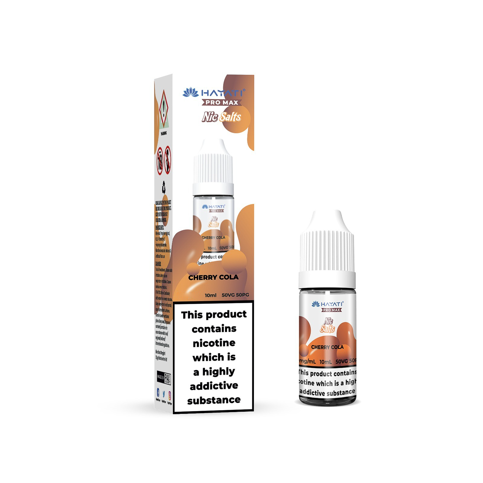 20mg Hayati Pro Max Nic Salts 10ml - DMVapes