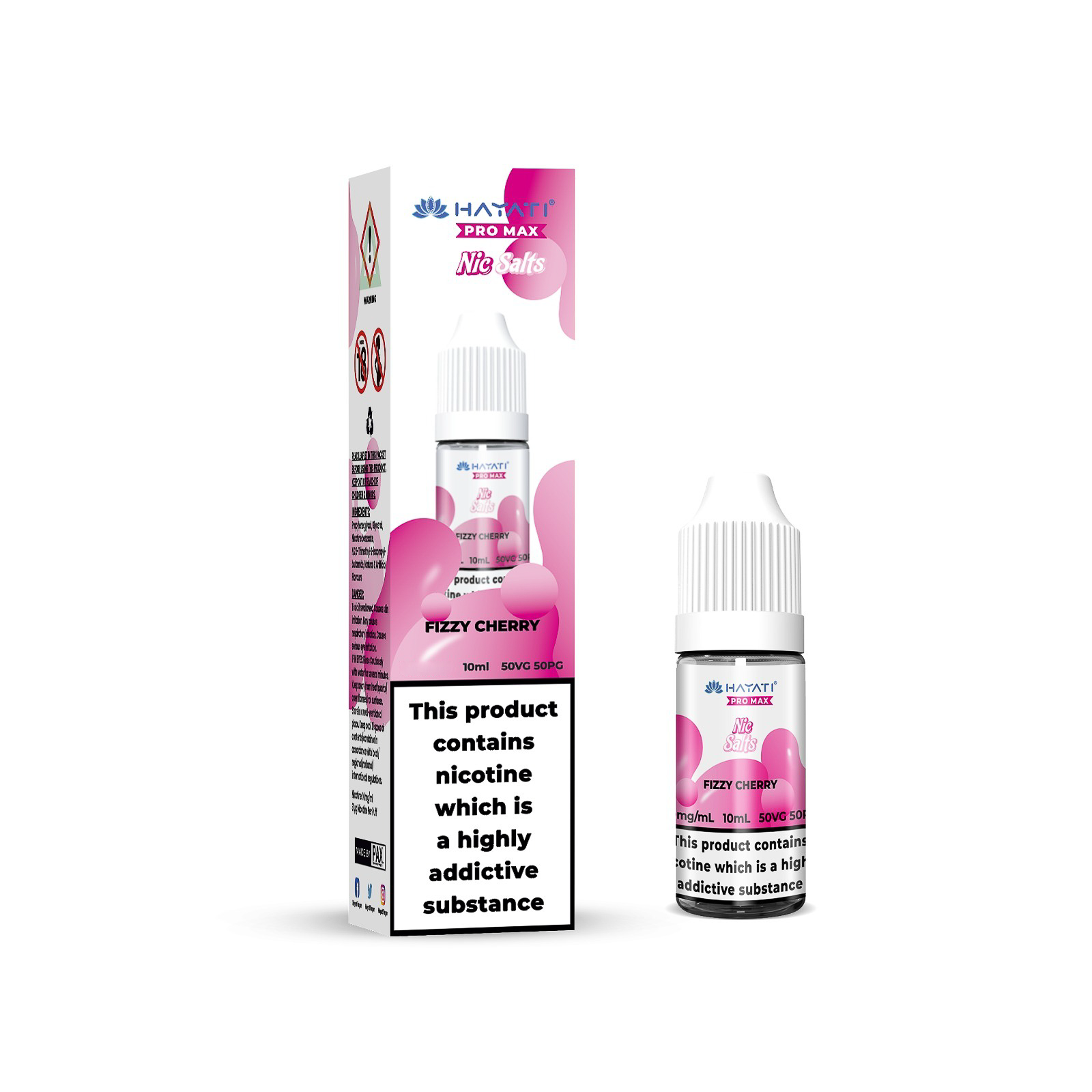 20mg Hayati Pro Max Nic Salts 10ml - DMVapes