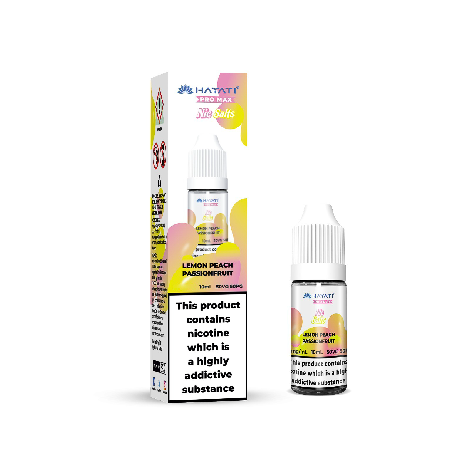 20mg Hayati Pro Max Nic Salts 10ml - DMVapes