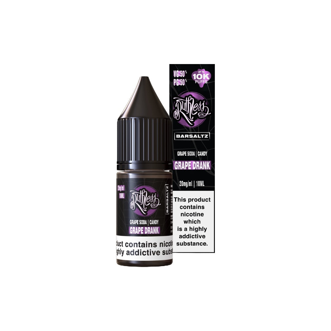 10mg Ruthless Nic Salt 10ml (50VG/50PG) - DMVapes