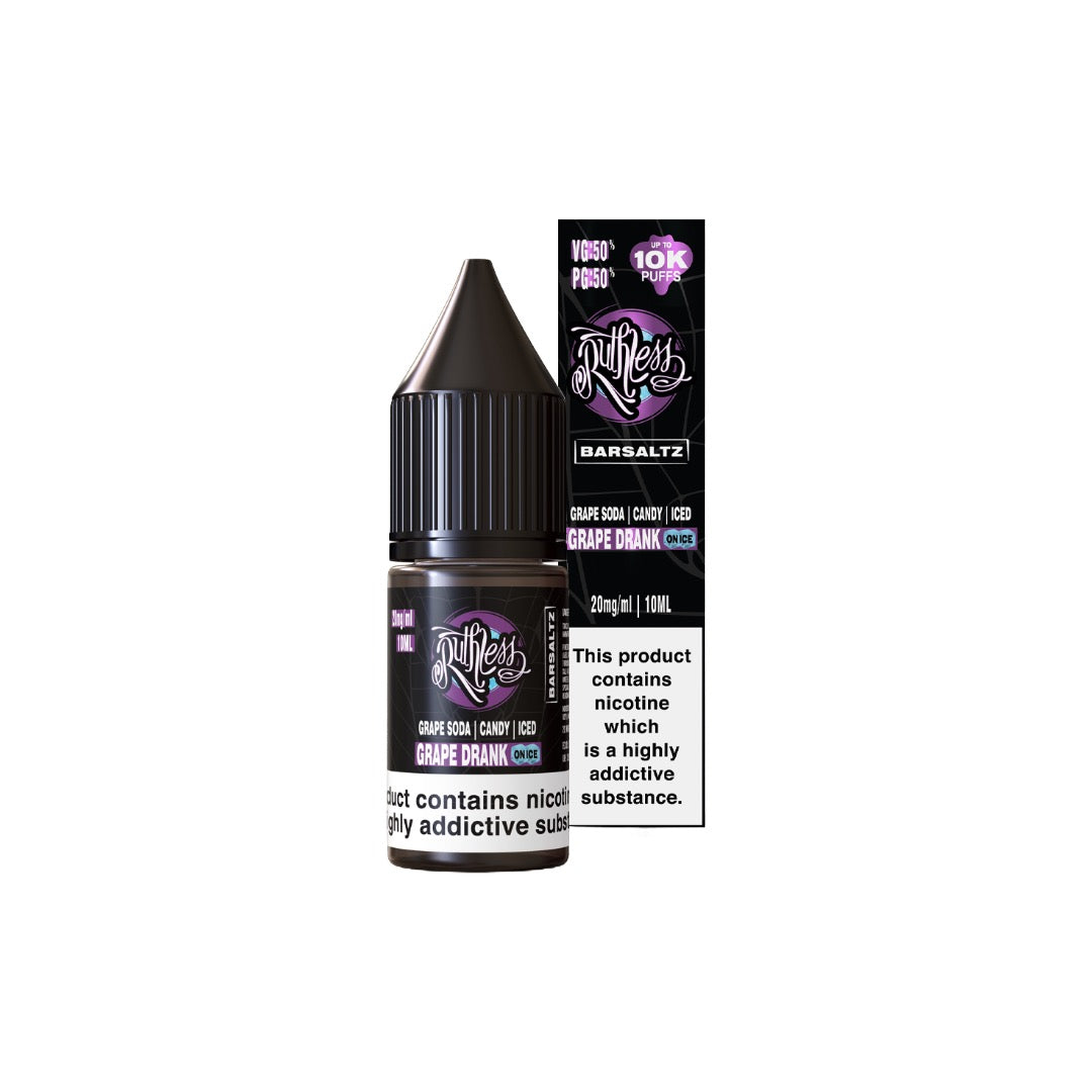10mg Ruthless Nic Salt 10ml (50VG/50PG) - DMVapes