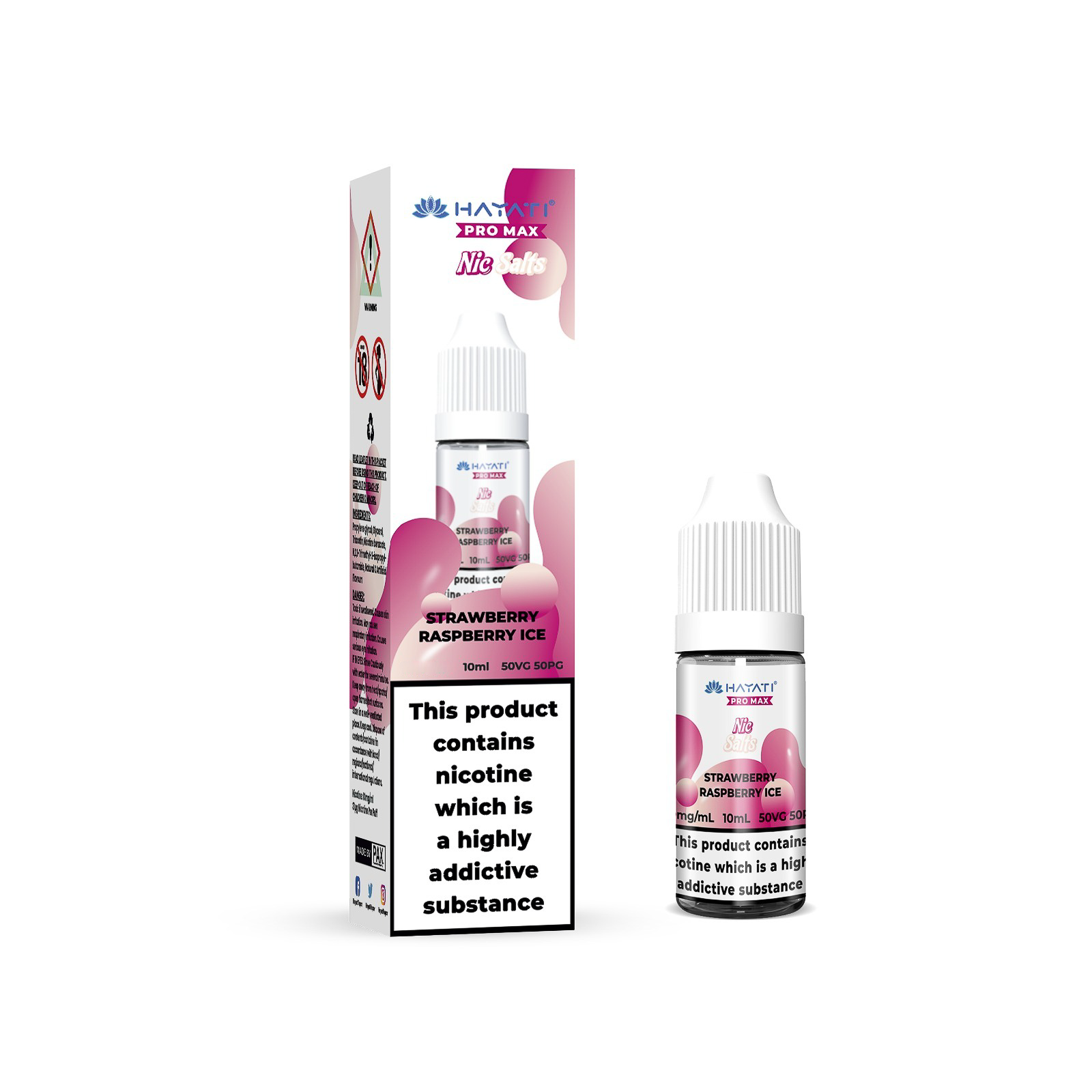20mg Hayati Pro Max Nic Salts 10ml - DMVapes